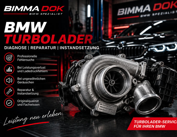 BMW Turbolader Reparatur und Diagnose bei BIMMA DOK
